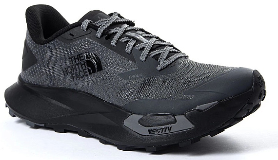 Кроссовки мужские The North Face Vectiv Enduris 4 Tnf Black/Anthracite Grey - Фото 2 большая
