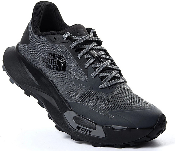 Кроссовки мужские The North Face Vectiv Enduris 4 Tnf Black/Anthracite Grey - Фото 5 большая