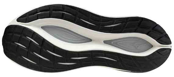 Кроссовки Mizuno Neo Vista 2 White/Black/Gold - Фото 4 большая