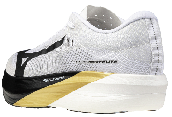 Кроссовки Mizuno Hyperwarp Elite White/Black/Gold - Фото 8 большая