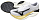 Кроссовки Mizuno Hyperwarp Pro White/Black/Gold - Фото 10 малая