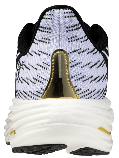 Кроссовки Mizuno Wave Rider 29 Black/White/Gold - Фото 4 большая
