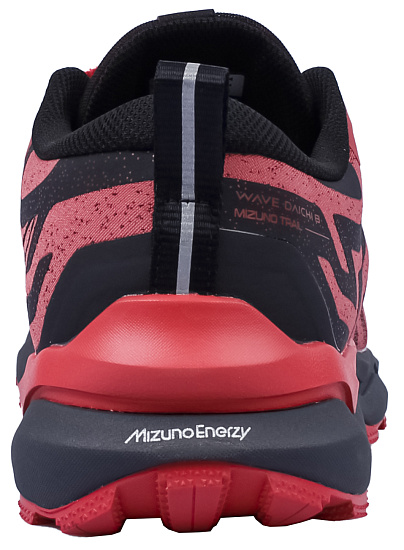 Кроссовки мужские Mizuno Wave Daichi 8 Cayenne/Black/High Risk Red - Фото 3 большая