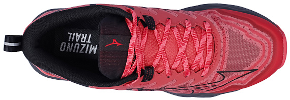 Кроссовки мужские Mizuno Wave Daichi 8 Cayenne/Black/High Risk Red - Фото 5 большая