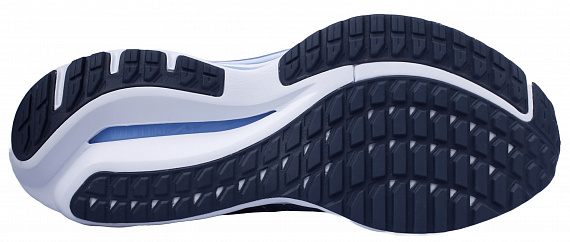Кроссовки мужские Mizuno Wave Inspire 20 Federal Blue/White/Alaskan Blu - Фото 4 большая