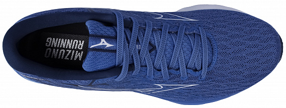 Кроссовки мужские Mizuno Wave Inspire 20 Federal Blue/White/Alaskan Blu - Фото 5 большая