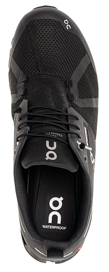 Кроссовки мужские On Cloud Waterproof Black/Lunar - Фото 4 большая
