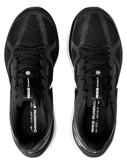 Кроссовки мужские Nike Air Zoom Structure 25 Black/Iron Grey/White - Фото 3 большая
