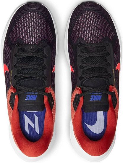 Кроссовки мужские Nike Air Zoom Structure 24 Black/Bright Crimson-Cinnabar-Concord - Фото 3 большая