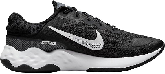 Кроссовки мужские Nike Renew Ride 3 Black/White-Dk Smoke Grey-Smoke Grey - Фото 2 большая