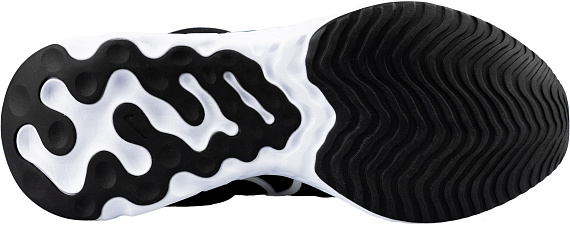 Кроссовки мужские Nike React Miler 3 Black/White - Фото 5 большая