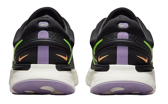 Кроссовки мужские Nike React Miler 3 Anthracite/Ghost Green-Black-White - Фото 4 большая