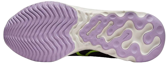 Кроссовки мужские Nike React Miler 3 Anthracite/Ghost Green-Black-White - Фото 5 большая