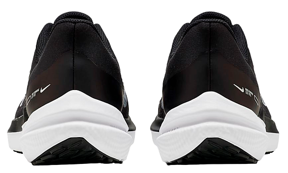 Кроссовки мужские Nike Air Winflo 9 Black/White-Dk Smoke Grey - Фото 7 большая