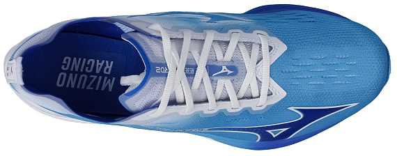 Кроссовки Mizuno Wave Rebellion Pro 2 River Blue/Mugen Blue/White - Фото 5 большая