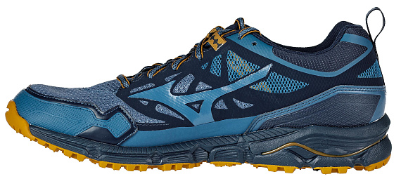 Кроссовки мужские Mizuno Wave Daichi 4 GTX Бирюз/Бирюз/Желт - Фото 5 большая