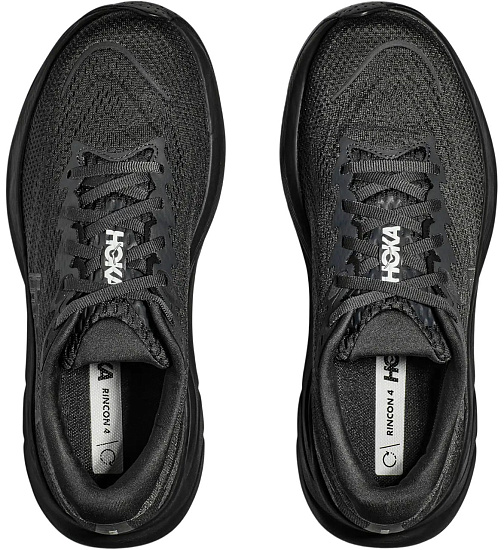 Кроссовки мужские Hoka Rincon 4 Black/Black - Фото 2 большая