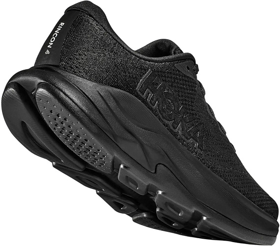 Кроссовки мужские Hoka Rincon 4 Black/Black - Фото 4 большая