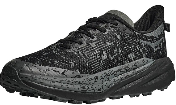 Кроссовки мужские Hoka Speedgoat 6 Gtx Wide Black/Outer Orbit - Фото 3 большая