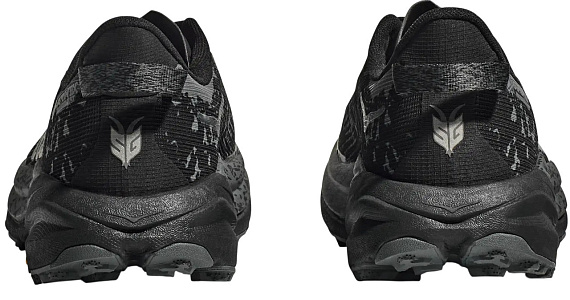 Кроссовки мужские Hoka Speedgoat 6 Gtx Wide Black/Outer Orbit - Фото 5 большая