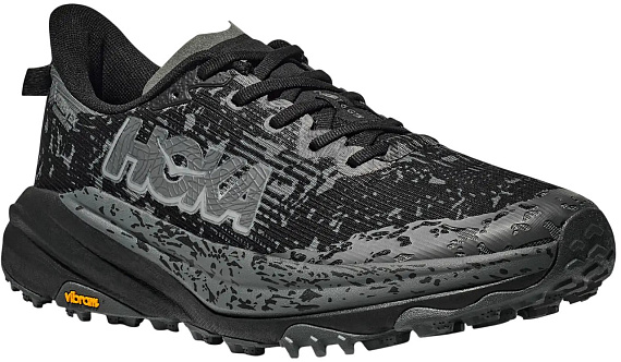 Кроссовки мужские Hoka Speedgoat 6 Gtx Wide Black/Outer Orbit - Фото 6 большая