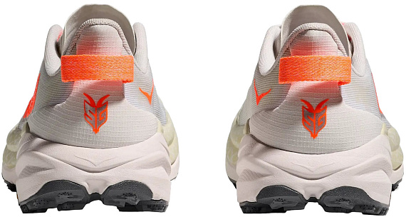 Кроссовки мужские Hoka Speedgoat 6 White/Neon Tangerine - Фото 5 большая