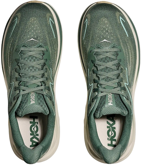 Кроссовки мужские Hoka Clifton 10 Fern/Truffle Salt - Фото 2 большая