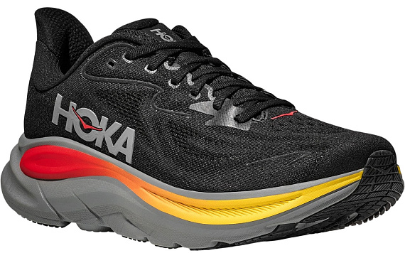 Кроссовки мужские Hoka Clifton 10 Black/Galactic Grey - Фото 2 большая