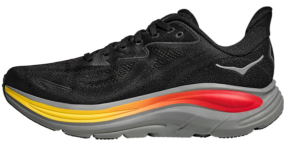 Кроссовки мужские Hoka Clifton 10 Black/Galactic Grey - Фото 4 большая