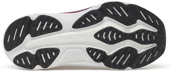 Кроссовки мужские Saucony Hurricane 25 Black/Crimson - Фото 2 большая