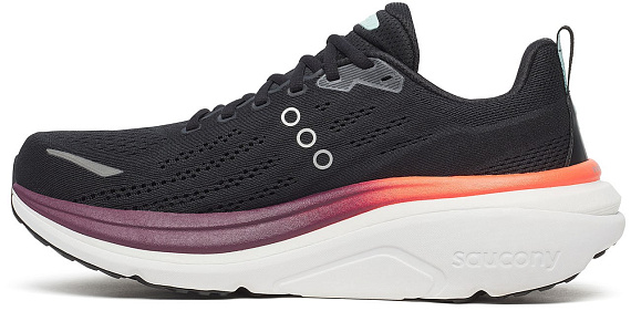 Кроссовки мужские Saucony Hurricane 25 Black/Crimson - Фото 4 большая