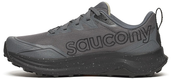 Кроссовки мужские Saucony Peregrine 16 Carbon/Black - Фото 3 большая