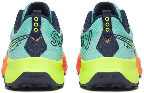 Кроссовки мужские Saucony Peregrine 16 Splash/Citron - Фото 4 большая