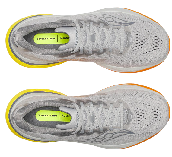 Кроссовки мужские Saucony Ride 19 Cadet/Fuego - Фото 3 большая