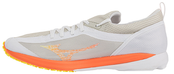 Кроссовки мужские Mizuno Wave Duel 2 Св.Сер/Бел/Оранж - Фото 5 большая