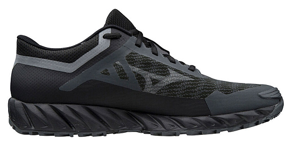 Кроссовки мужские Mizuno Wave Ibuki 3 Gtx Т.Сер/Т.Сер/Чер - Фото 2 большая