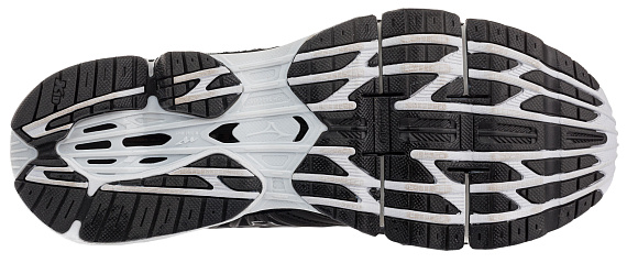 Кроссовки мужские Mizuno Wave Prophecy Ls Kuro Чер/Бел - Фото 3 большая
