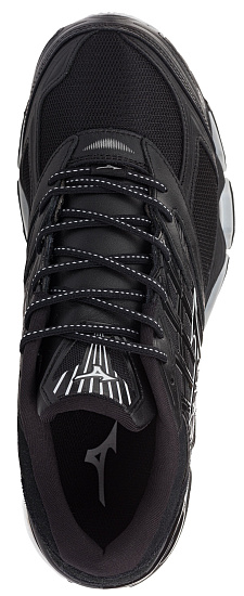 Кроссовки мужские Mizuno Wave Prophecy Ls Kuro Чер/Бел - Фото 5 большая
