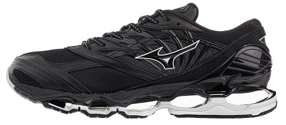 Кроссовки мужские Mizuno Wave Prophecy Ls Kuro Чер/Бел - Фото 6 большая