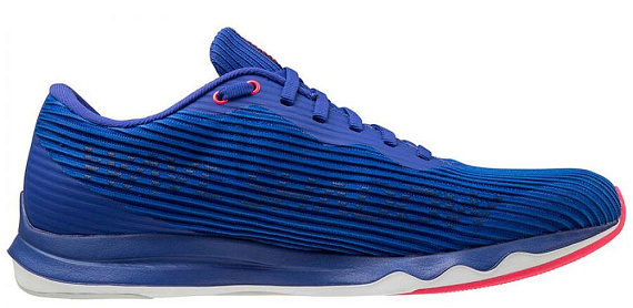 Кроссовки мужские Mizuno Wave Shadow 4 Син/Бел/Роз - Фото 6 большая