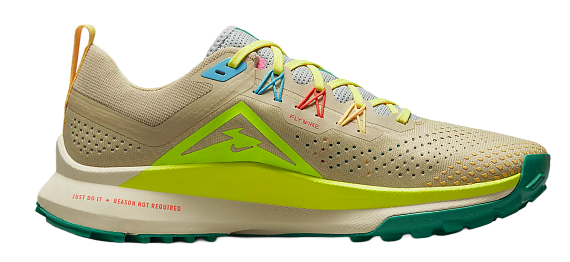 Кроссовки мужские Nike Pegasus Trail 4 Team Gold/Volt/Baltic Blue/Stadium Green - Фото 2 большая
