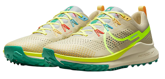 Кроссовки мужские Nike Pegasus Trail 4 Team Gold/Volt/Baltic Blue/Stadium Green - Фото 4 большая