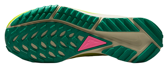 Кроссовки мужские Nike Pegasus Trail 4 Team Gold/Volt/Baltic Blue/Stadium Green - Фото 6 большая