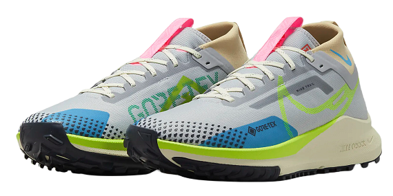 Кроссовки мужские Nike Pegasus Trail 4 Gtx Wolf Grey/Volt/Stadium Green/Baltic Blue - Фото 4 большая