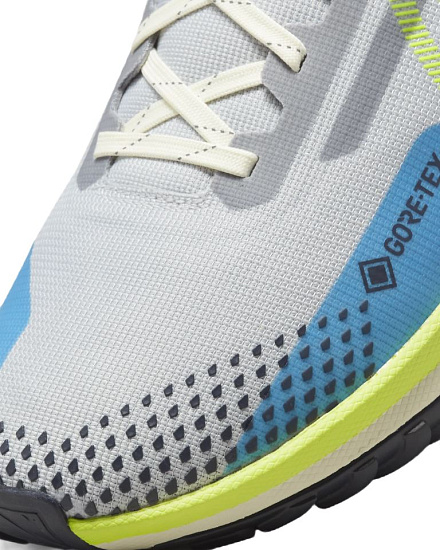 Кроссовки мужские Nike Pegasus Trail 4 Gtx Wolf Grey/Volt/Stadium Green/Baltic Blue - Фото 6 большая