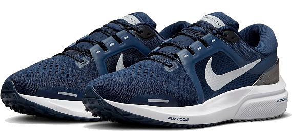Кроссовки мужские Nike Vomero 16 Midnight Navy/Wolf Grey/White/Black - Фото 3 большая