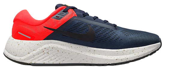 Кроссовки мужские Nike Structure 24 Obsidian/Black/Bright Crimson/White - Фото 2 большая