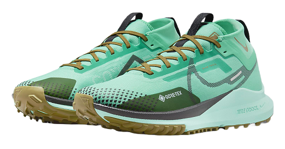 Кроссовки мужские Nike Pegasus Trail 4 Gtx Spring Green/Black/Olive Flak/Mint Foam - Фото 4 большая