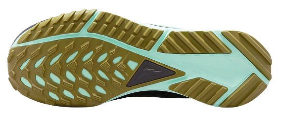 Кроссовки мужские Nike Pegasus Trail 4 Gtx Spring Green/Black/Olive Flak/Mint Foam - Фото 6 большая