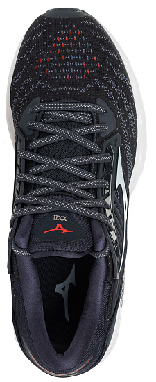 Кроссовки мужские Mizuno Wave Creation 22 Чернильн/Св.Гол/Крас - Фото 2 большая